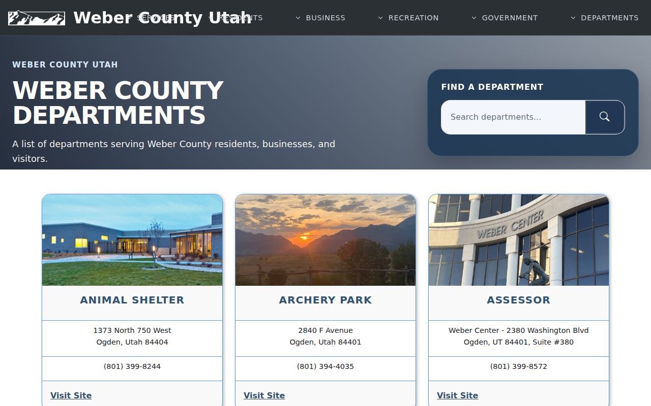 North Ogden criminal records contact cross-check in Weber County directory