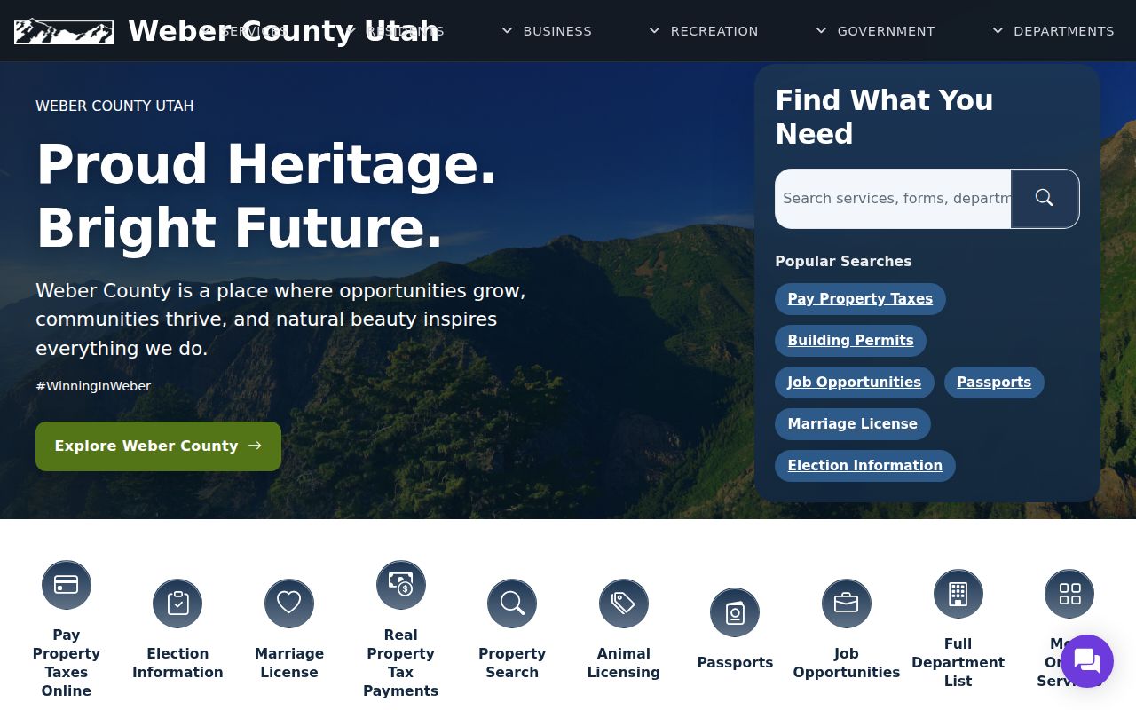 Weber County criminal court record access channels